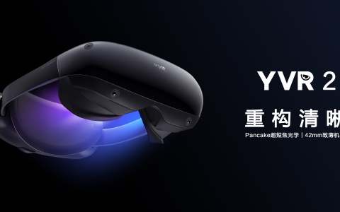YVR推出全新Pancake光学VR眼镜，售价4999元